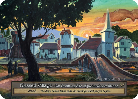 (FOIL) Blessed Village - Gothic - NM