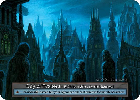 (FOIL) City of Traitors - Gothic - NM