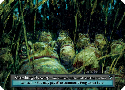 (FOIL) Croaking Swamp - Gothic - NM