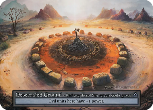 (FOIL) Desecrated Ground - Gothic - NM