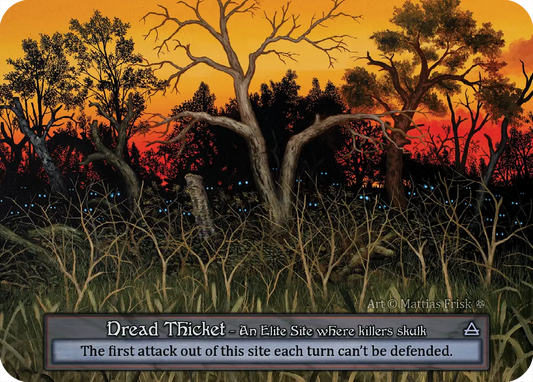 (FOIL) Dread Thicket - Gothic - NM
