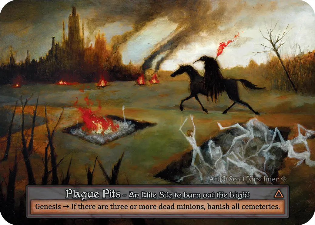 (FOIL) Plague Pits - Gothic - NM
