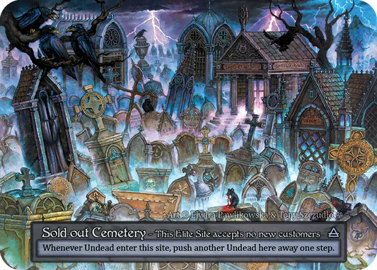 (FOIL) Sold-out Cemetery - Gothic - NM