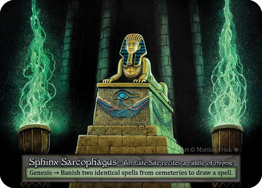 Sphinx Sarcophagus - Gothic - NM