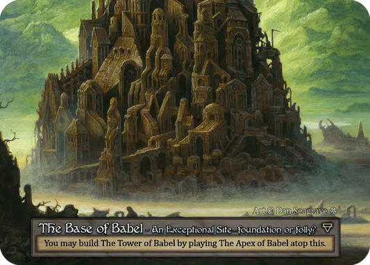 (FOIL) The Base of Babel - Gothic - NM