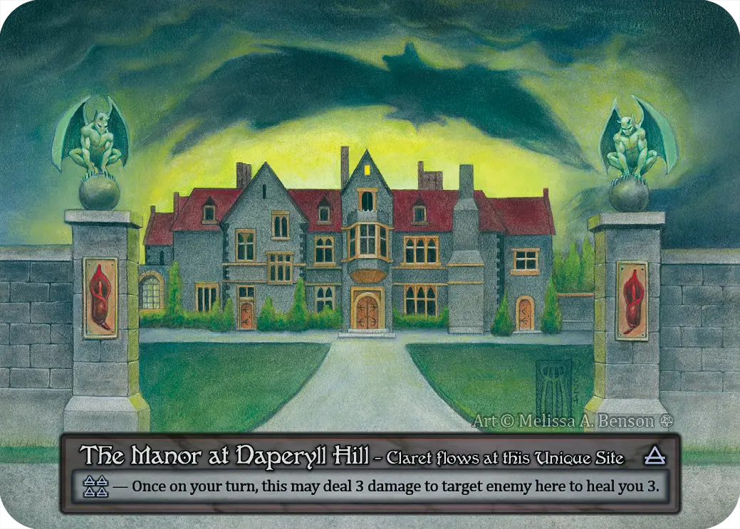 (FOIL) The Manor at Daperyll Hill - Gothic - NM