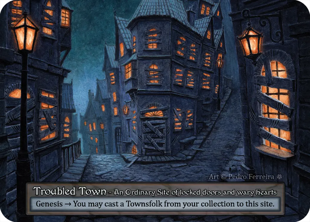 (FOIL) Troubled Town - Gothic - NM