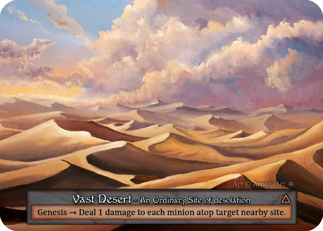 (FOIL) Vast Desert - Gothic - NM