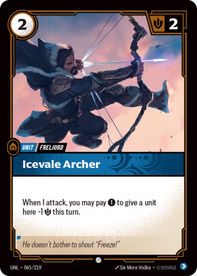 Icevale Archer [UNL-065/219] [Unleashed]