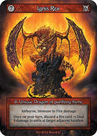 (FOIL) Ignis Rex - Dragonlord - NM