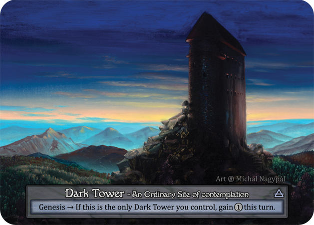 (FOIL) Dark Tower - Beta* - NM