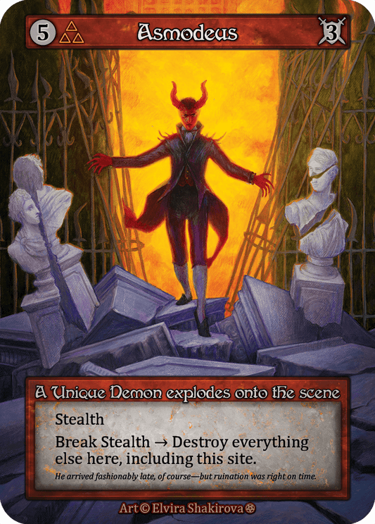 (FOIL) Asmodeus - Gothic - NM