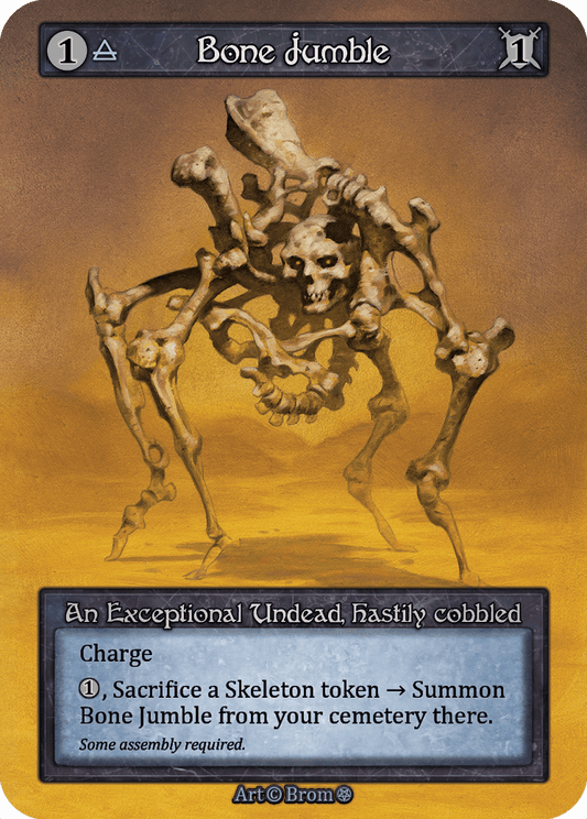 (FOIL) Bone Jumble - Gothic - NM