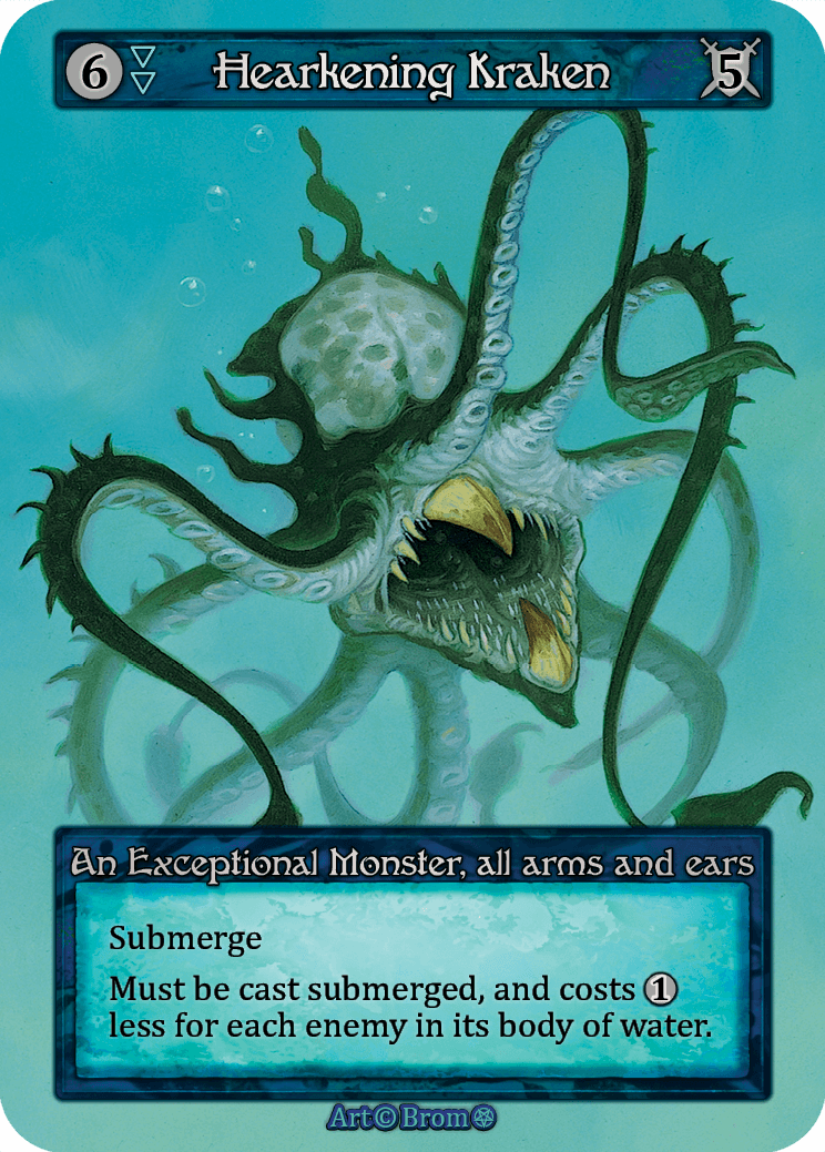 Hearkening Kraken - Gothic - NM