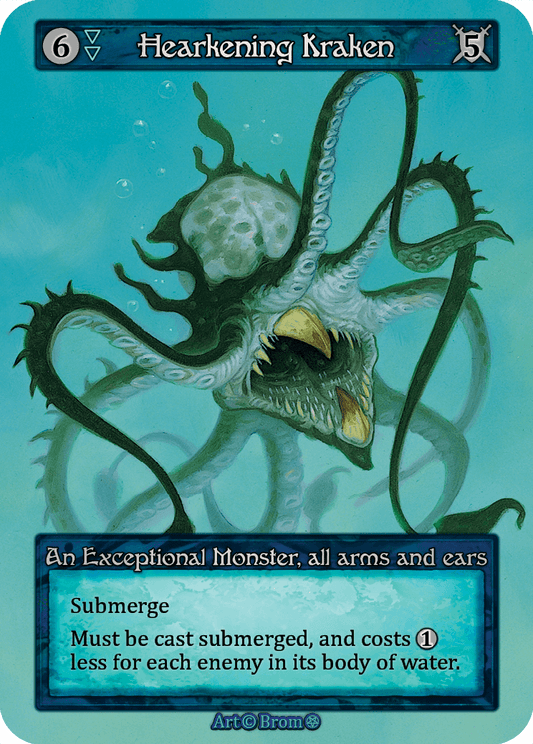 Hearkening Kraken - Gothic - NM