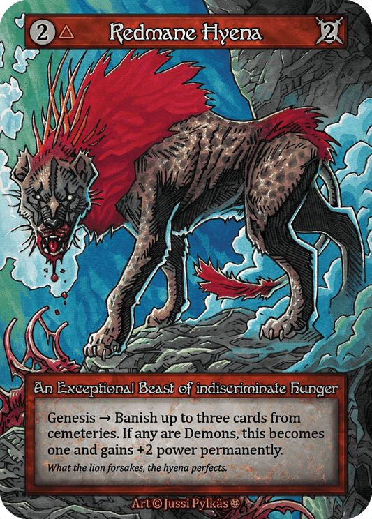 (FOIL) Redmane Hyena - Gothic - NM