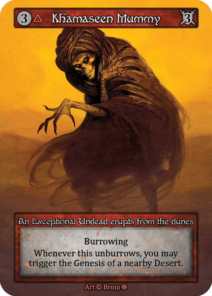 (FOIL) Khamaseen Mummy - Gothic - NM