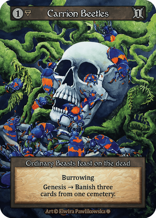 (FOIL) Carrion Beetles - Gothic - NM
