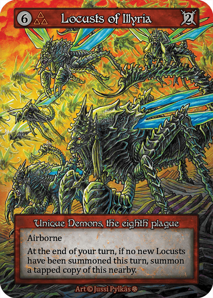 (FOIL) Locusts of Illyria - Gothic - NM