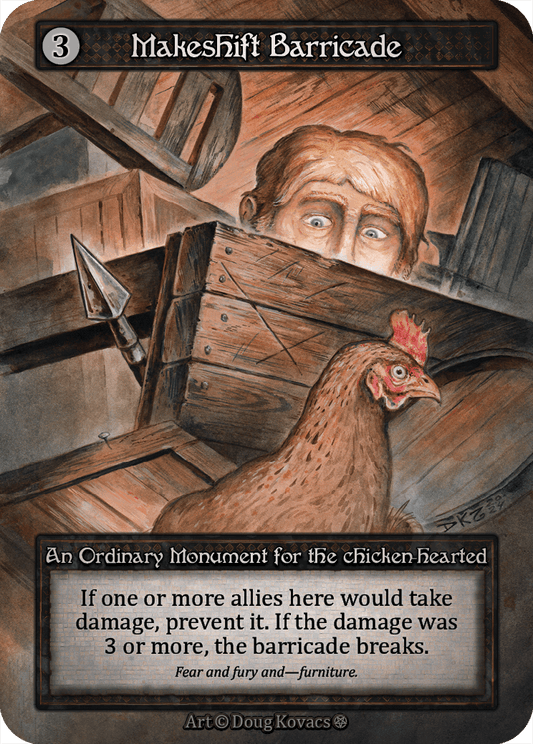 Makeshift Barricade - Gothic - NM