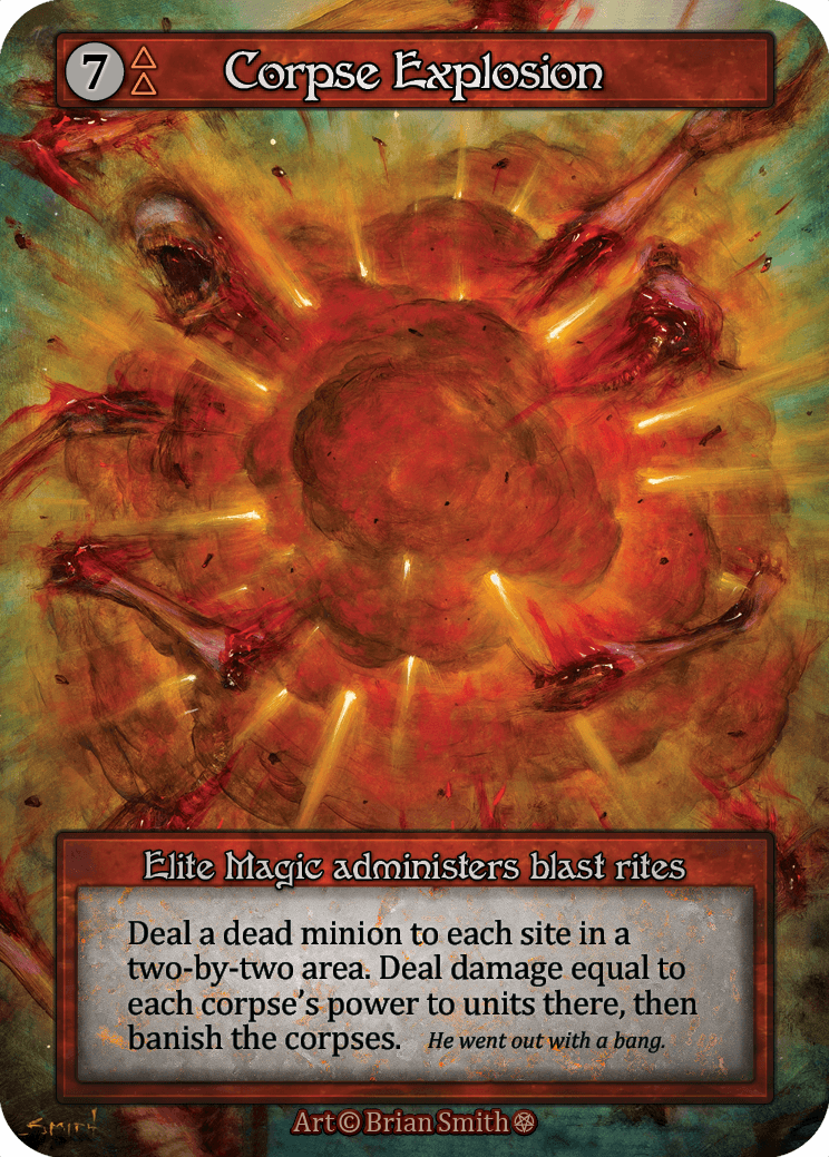 (FOIL) Corpse Explosion - Gothic - NM