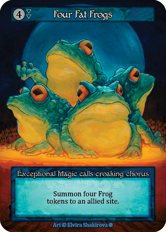 (FOIL) Four Fat Frogs - Gothic - NM