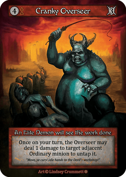 (FOIL) Cranky Overseer - Gothic - NM