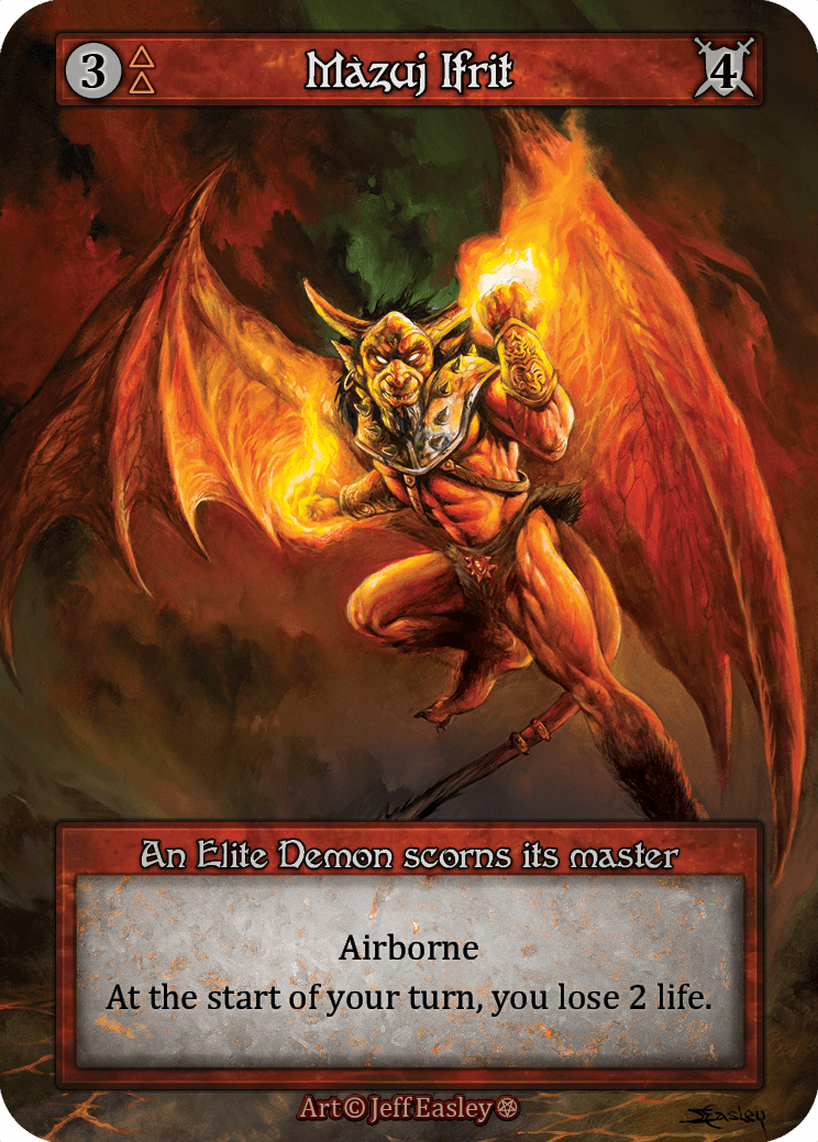 (FOIL) Màzuj Ifrit - Gothic - NM
