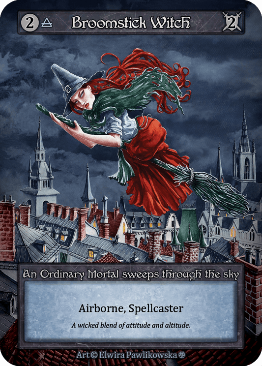 (FOIL) Broomstick Witch - Gothic - NM