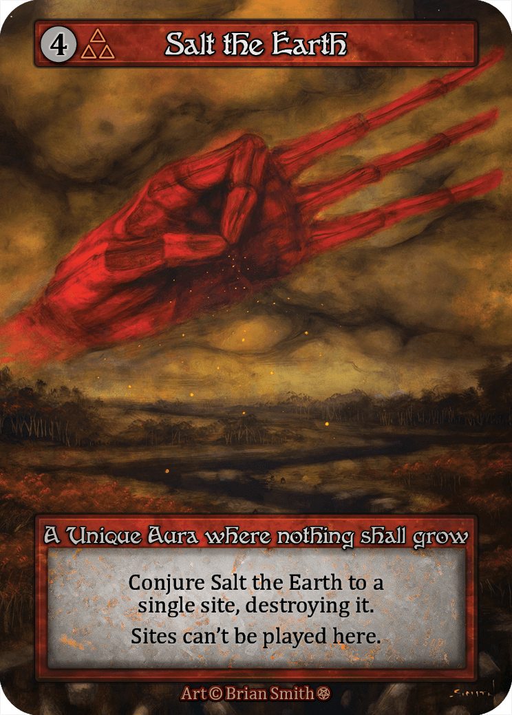 (FOIL) Salt the Earth - Gothic - NM