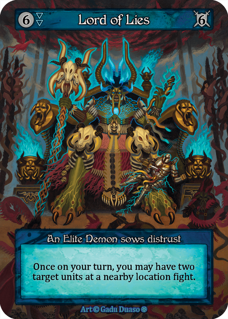 (FOIL) Lord of Lies - Gothic - NM
