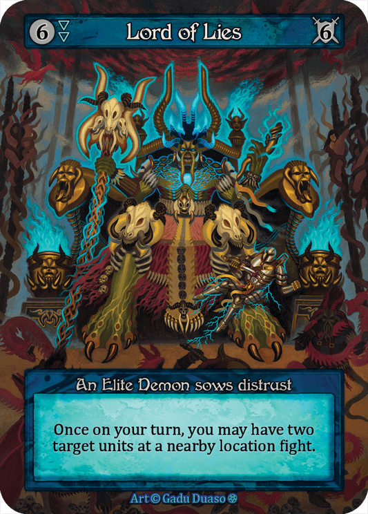 (FOIL) Lord of Lies - Gothic - NM