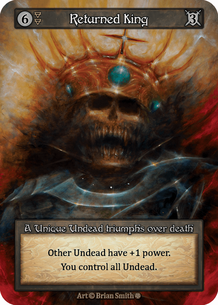 (FOIL) Returned King - Gothic - NM