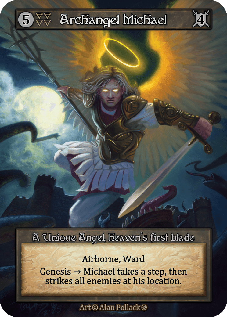 (FOIL) Archangel Michael - Gothic - NM
