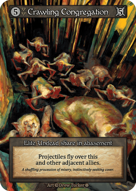 (FOIL) Crawling Congregation - Gothic - NM