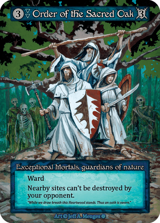 (FOIL) Order of the Sacred Oak - Gothic - NM