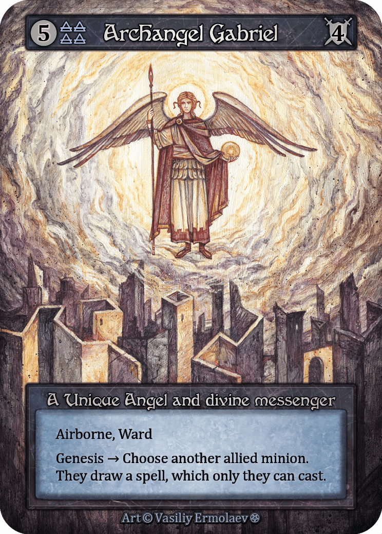 (FOIL) Archangel Gabriel - Gothic - NM