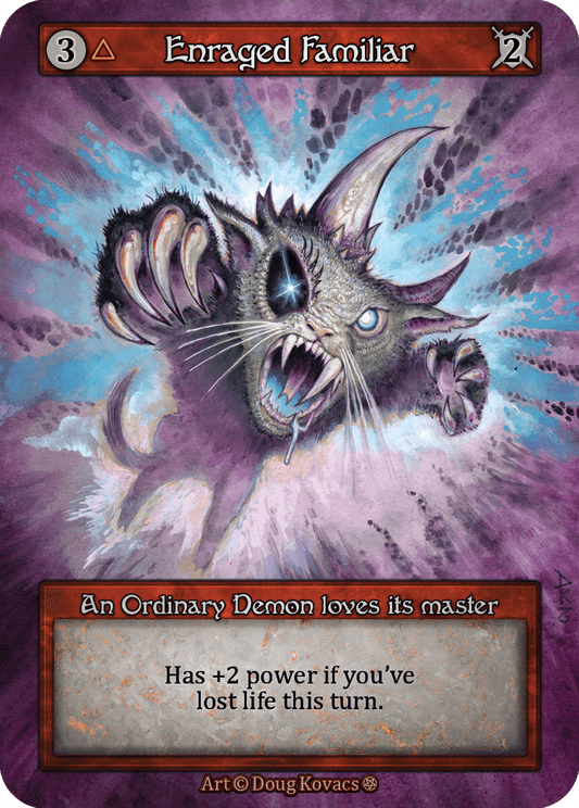 (FOIL) Enraged Familiar - Gothic - NM