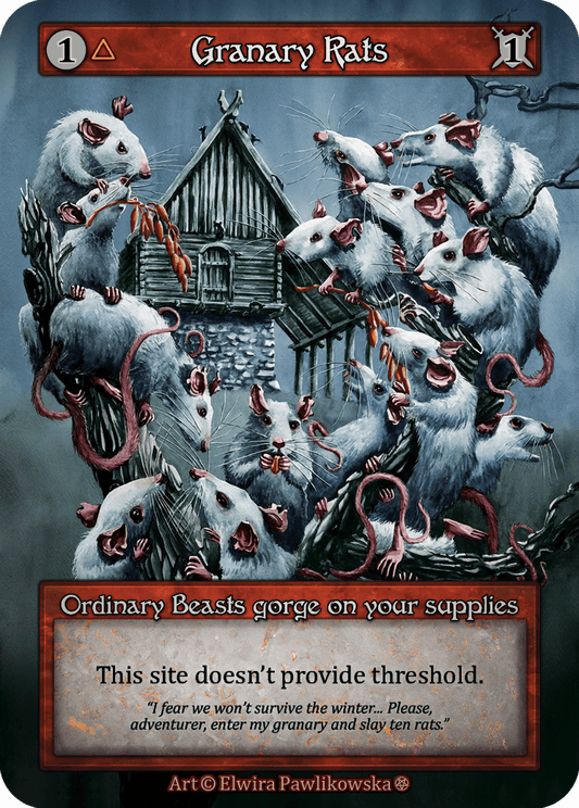 (FOIL) Granary Rats - Gothic - NM