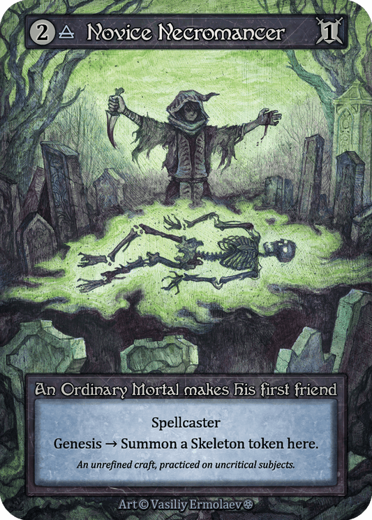 Novice Necromancer - Gothic - NM