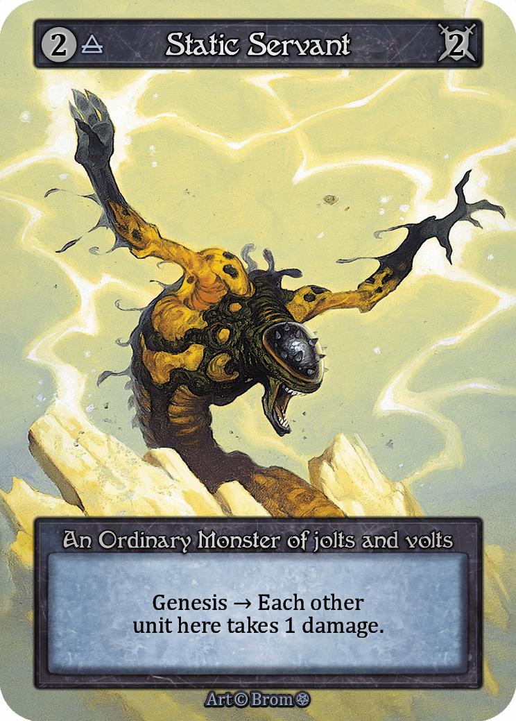 (FOIL) Static Servant - Gothic - NM