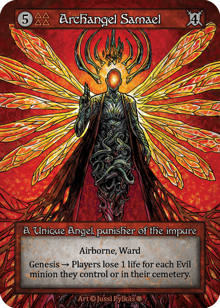 (FOIL) Archangel Samael - Gothic - NM