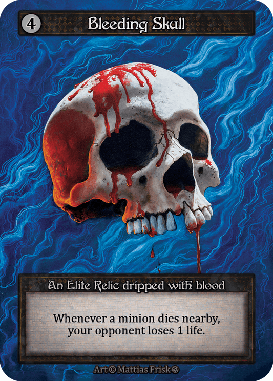 (FOIL) Bleeding Skull - Gothic - NM