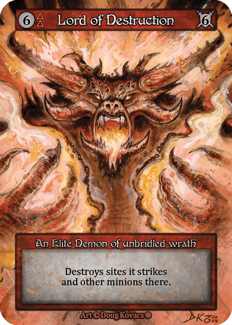 (FOIL) Lord of Destruction - Gothic - NM