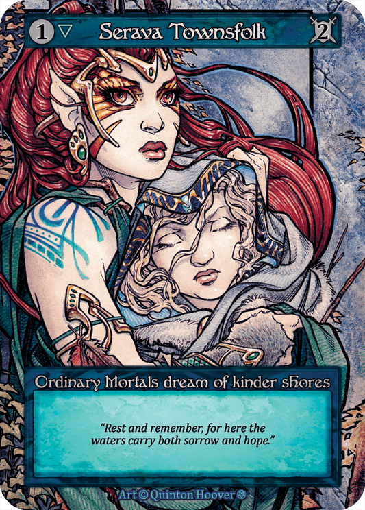(FOIL) Serava Townsfolk - Gothic - NM