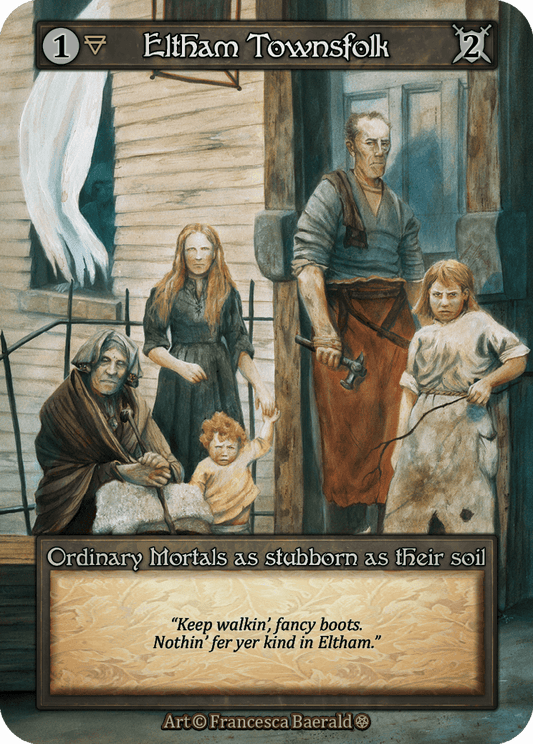 (FOIL) Eltham Townsfolk - Gothic - NM