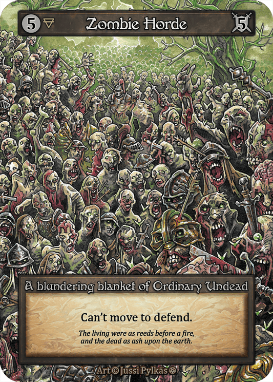 (FOIL) Zombie Horde - Gothic - NM