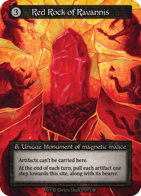 (FOIL) Red Rock of Ravannis - Gothic - NM