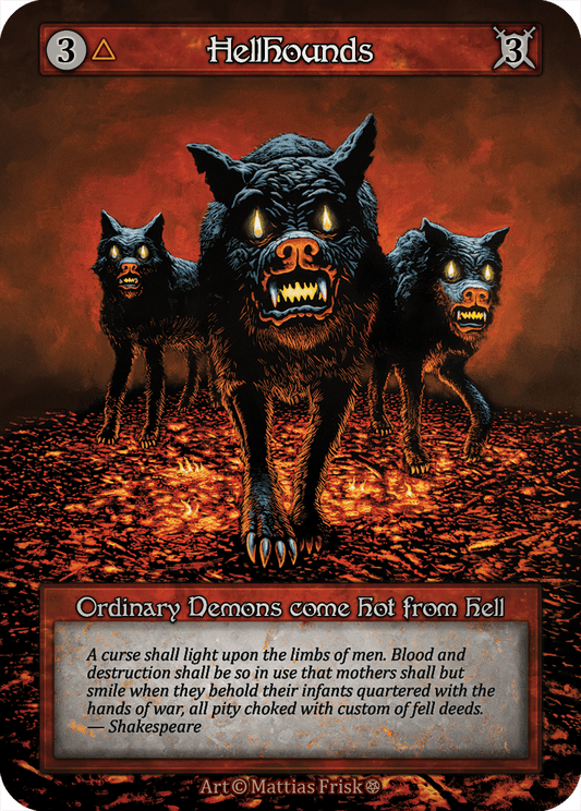 (FOIL) Hellhounds - Gothic - NM