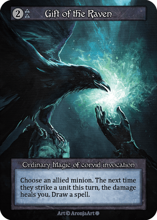 (FOIL) Gift of the Raven - Gothic - NM